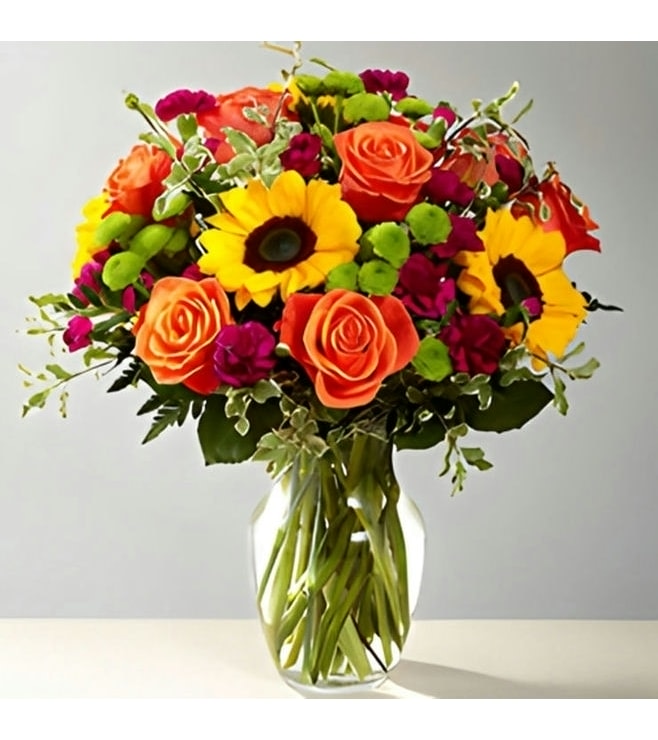 باقة الحب المورقة