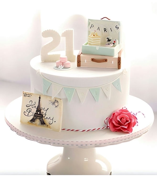 كعكة رحلة العمر، كعكات ثلاثية الأبعاد