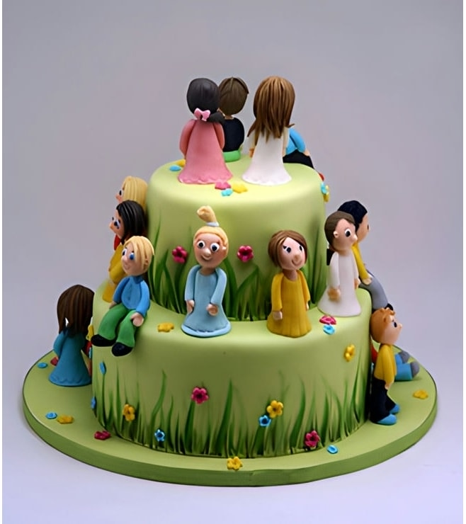 كعكة متدرجة لزملائي في الفصل، كعكات ثلاثية الأبعاد ذات طابع خاص