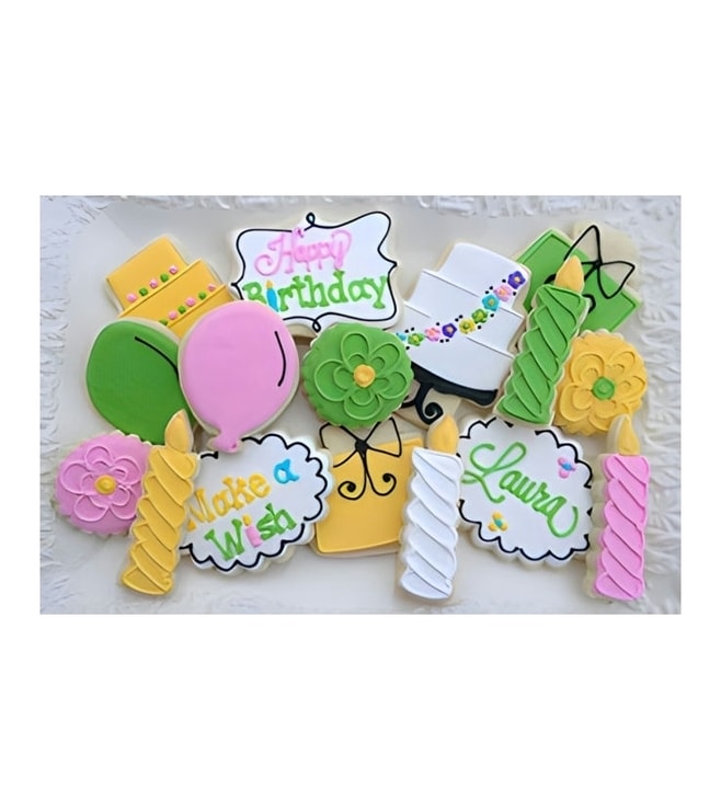 Birthday Decorations Cookies, Cookies