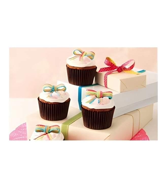 دزينة كب كيك مفاجأة قوس قزح