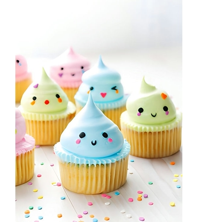 كب كيك القبلات الرمزية