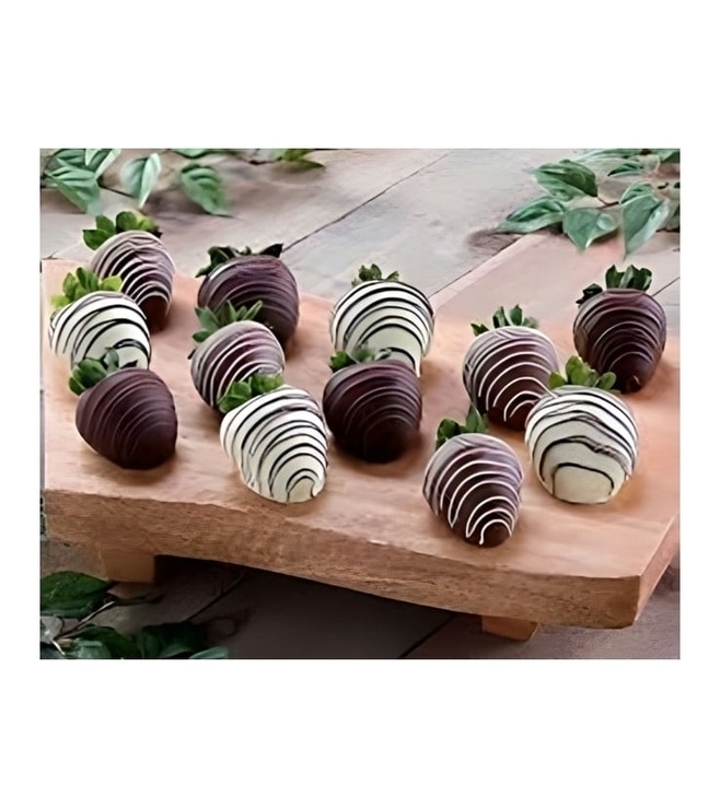 أفضل فراولة مغموسة في السنة الجديدة