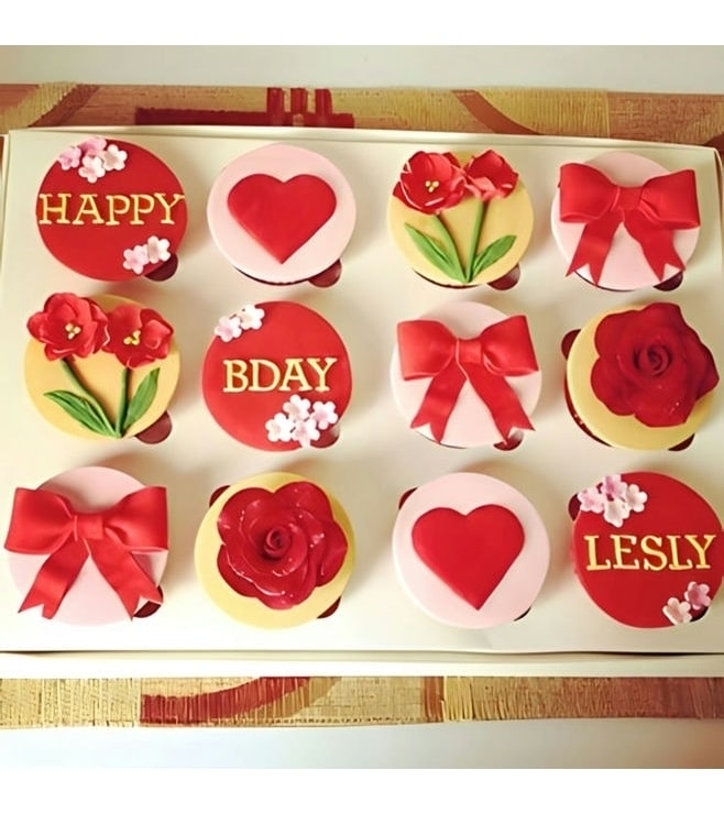 أقواس عيد الميلاد دزينة من الكب كيك