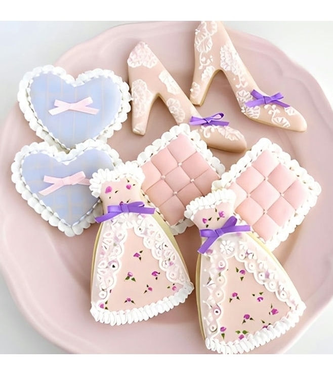Plush Pink Birthday Cookies, Cookies