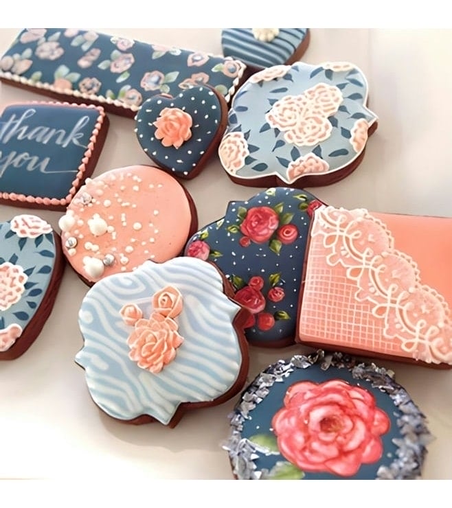 Vintage Floral Cookies, Cookies