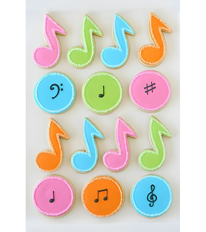 Musical Note Cookies, Cookies