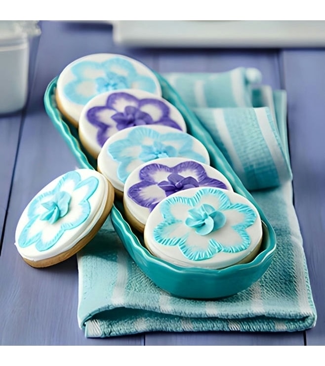 كعكات الزهور المزينة بالريش، كعكات وبراونيز