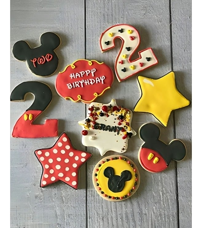Mickey Club Birthday Cookies, Cookies