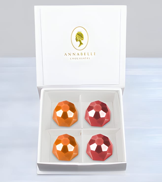 علبة شوكولاتة Bedazzle Gemstones من Annabelle Chocolates