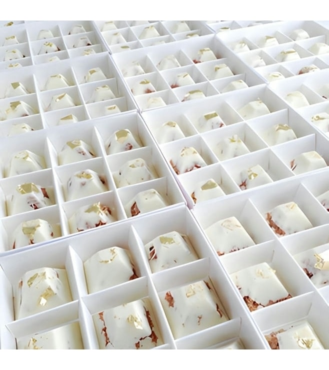 شوكولاتة بيضاء لؤلؤية من أنابيل شوكولاتس