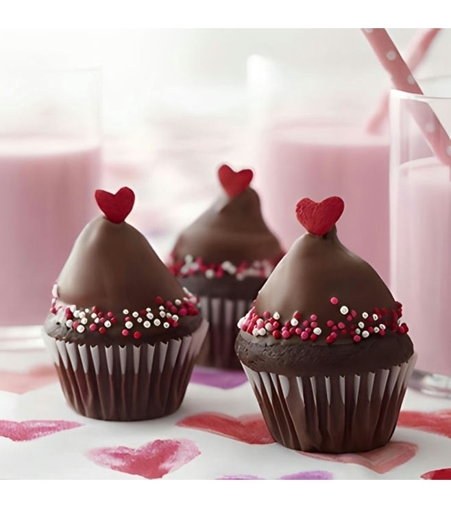 كب كيك "أنا أحبك"