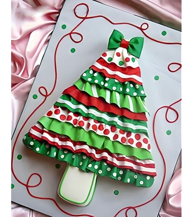 كعكة زينة عيد الميلاد