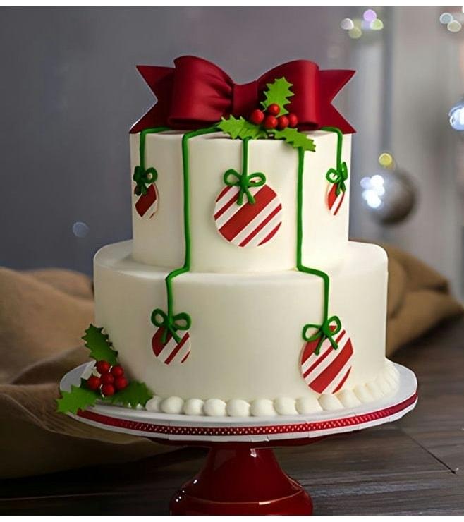 تزيين كعكة عيد الميلاد