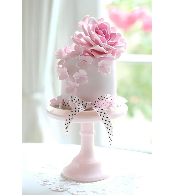 كعكة وردية مثالية