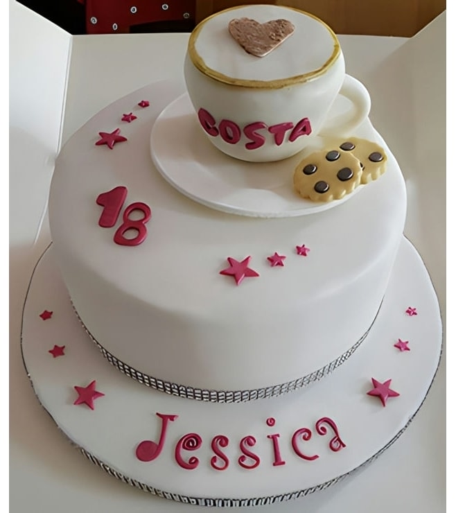 كعكة عضو نادي القهوة