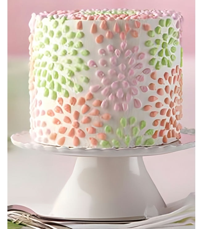 كعكة انفجار الأزهار