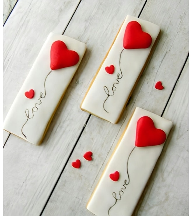 كعكات القلوب العائمة