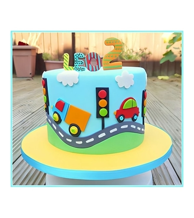 كعكة عيد ميلاد الشارع المزدحم، كعكات