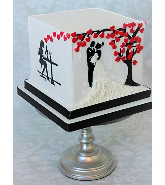 كعكة القلوب المزهرة، كعكات