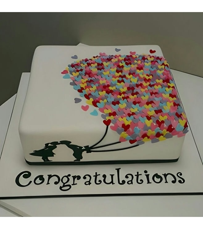 كعكة بالونات الحبيب، كعكات