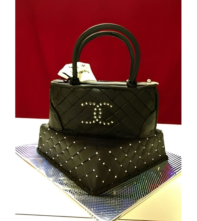 شانيل  كعكة زفاف فاخرة على شكل محفظة، كعكات