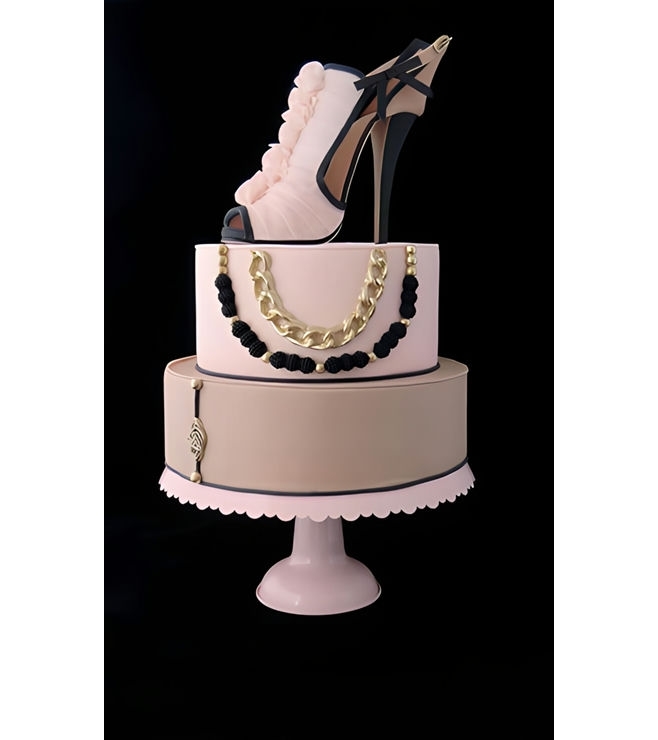 كعكة زفاف برج وردي، كعكات ثلاثية الأبعاد ذات طابع خاص