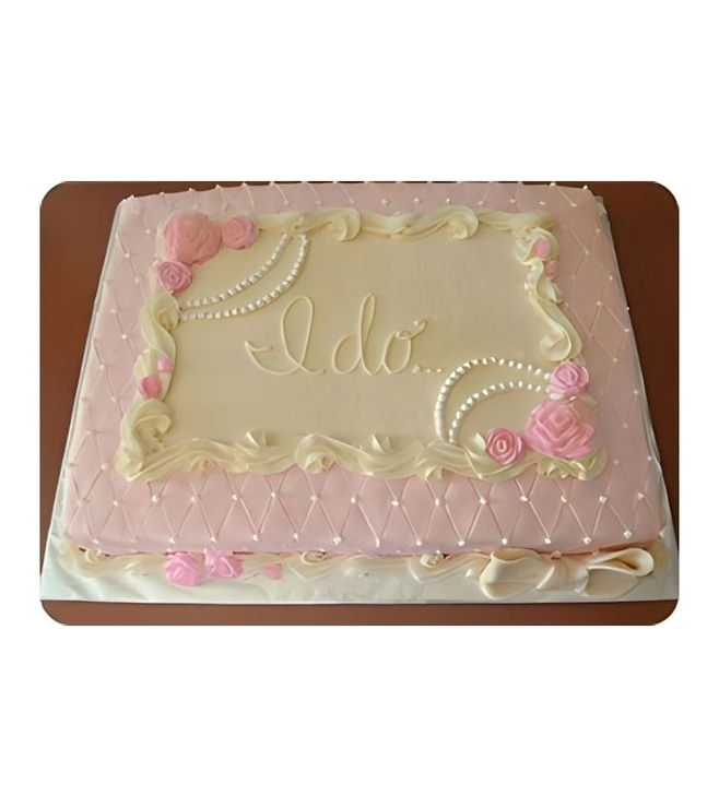 ورقة زفاف كلاسيكية أنيقة، كعكات