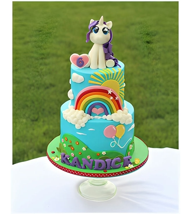 MLP Rarity Sunshine Cake، كعكات
