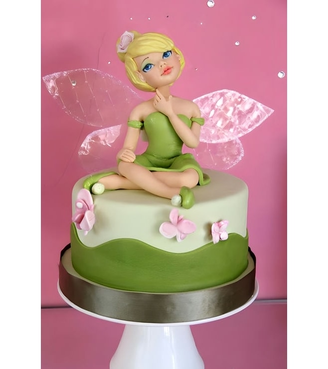 كعكة عيد ميلاد تينكربيل واقعية