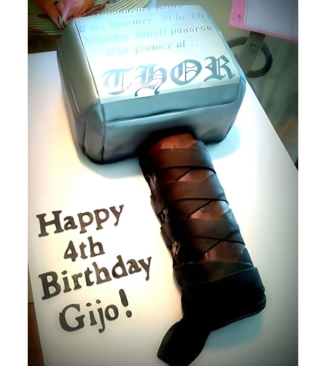 كعكة عيد ميلاد مطرقة ثور، كعكات ثلاثية الأبعاد