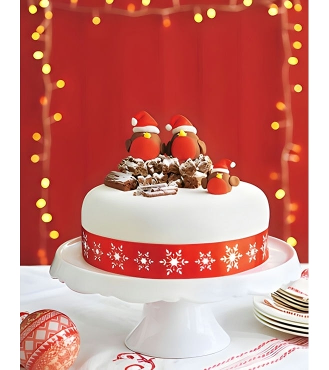 كعكة عيد الميلاد الحمراء والبيضاء، كعكات