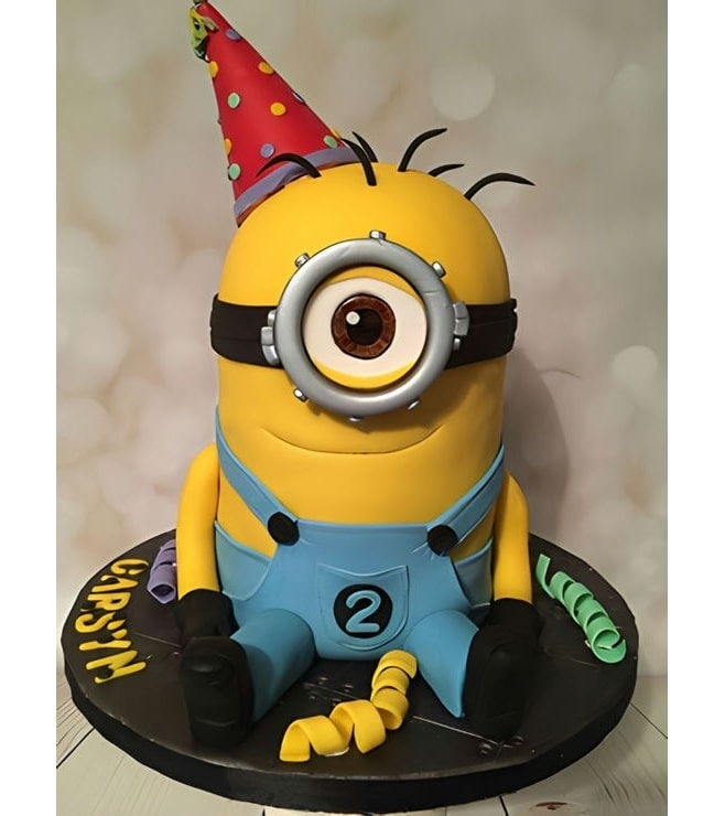 كعكة عيد ميلاد مينيون جاهزة للحفلات، كعكات