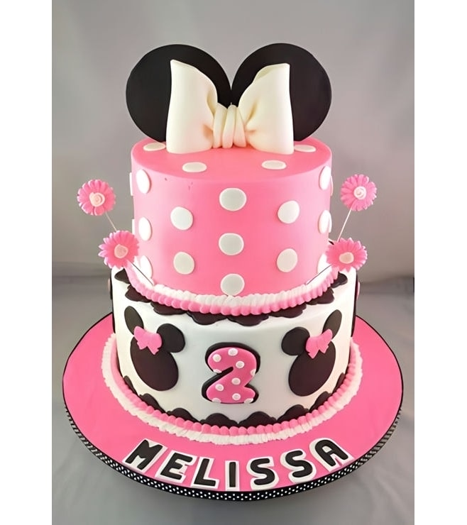 Pink Blossom Minnie Mouse Cake, Cakes