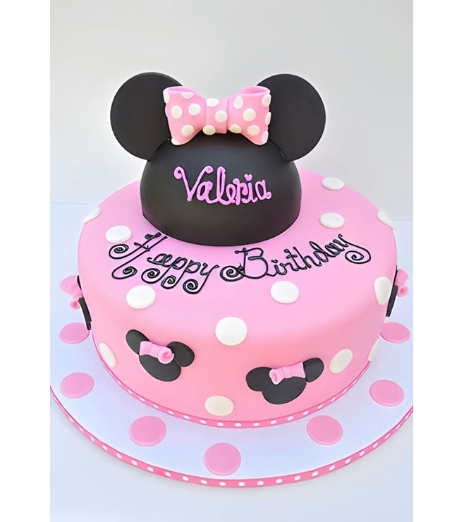 Minnie Mouse Pink Hat Box Cake, Cakes