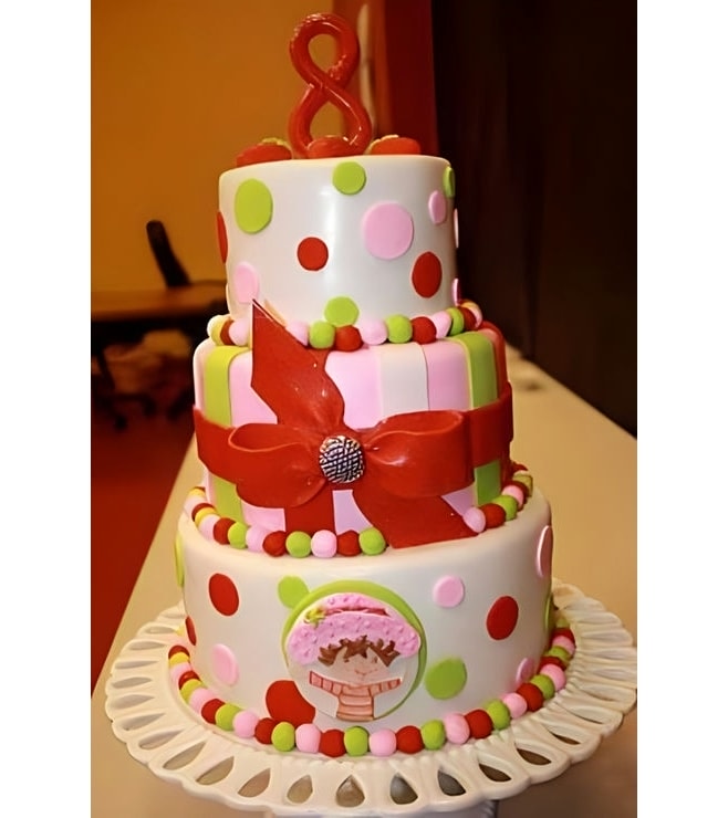 كعكة الفراولة المتدرجة 1