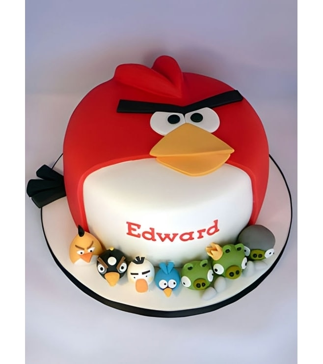 كعكة Big Red and Friends Angry Birds، كعكات