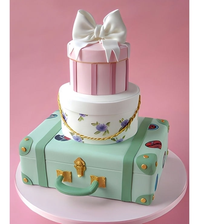 حقائب سفر كعكة متدرجة