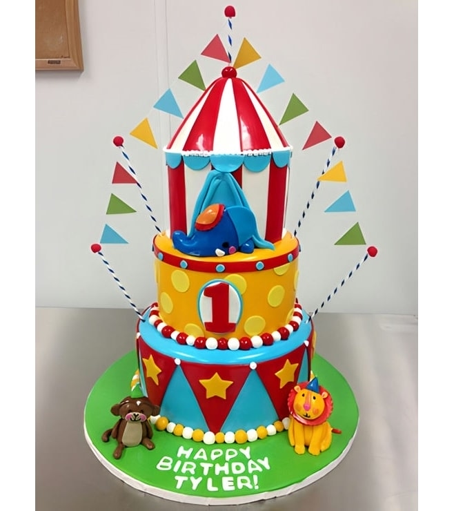 كعكة السيرك المتدرجة، كعكات