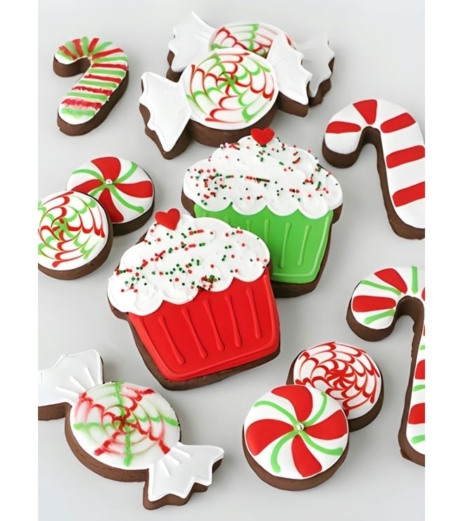 Festive Holiday Cookies, Cookies