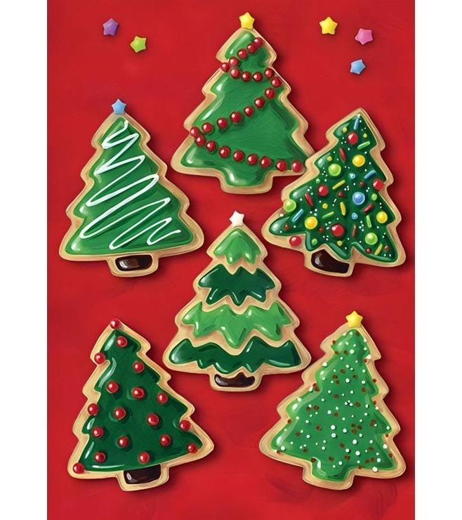 Christmas Tree Cookies, Cookies