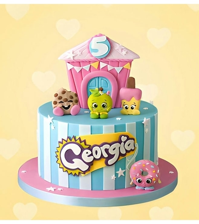 كعكة Shopkin Friends 2، كعكات ثلاثية الأبعاد