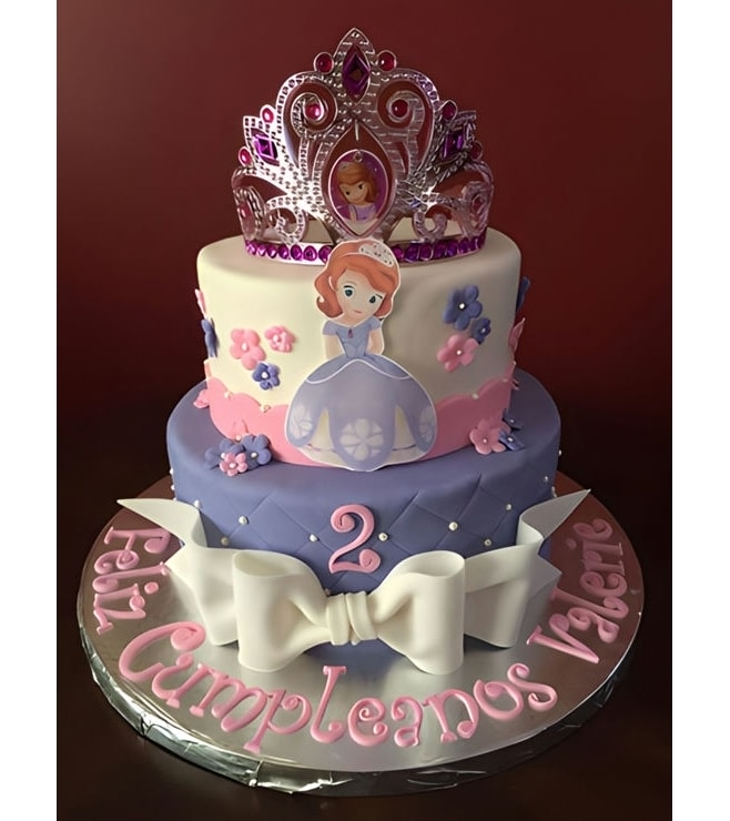 كعكة تاج صوفيا الأولى المزينة بربطة عنق، كعكات