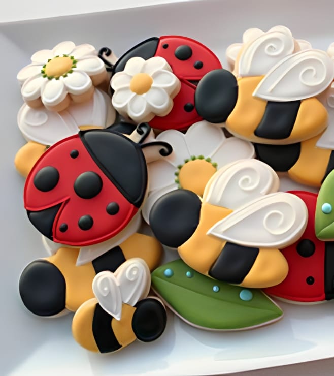 Bees & Ladybugs Cookies, Cookies