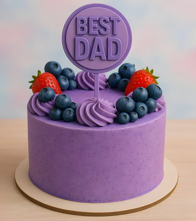 Berry Best Dad Cake