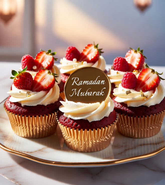 Berry-Kissed Cupcakes, Ramadan Gifts