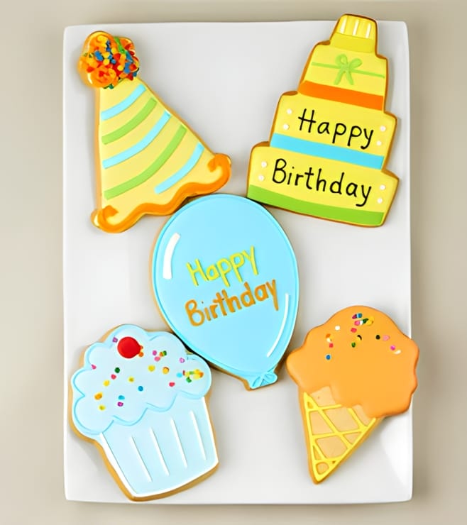 Birthday Party Cookies, Cookies