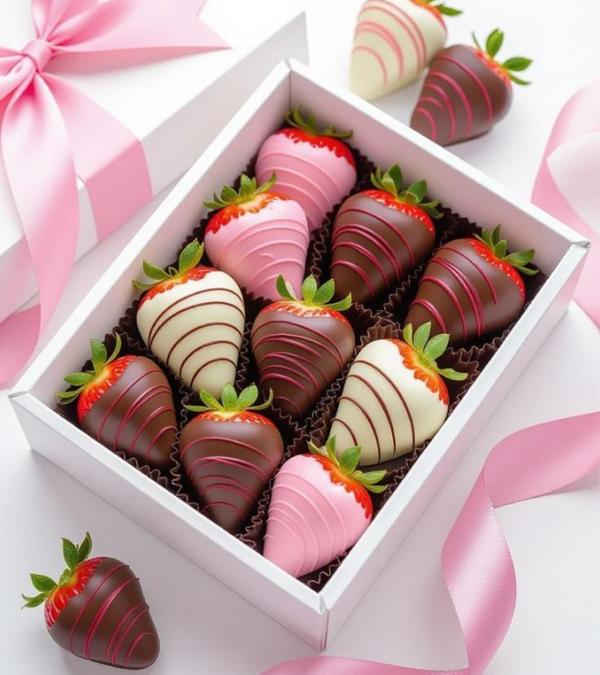 Blissful Bites Dipped Strawberries