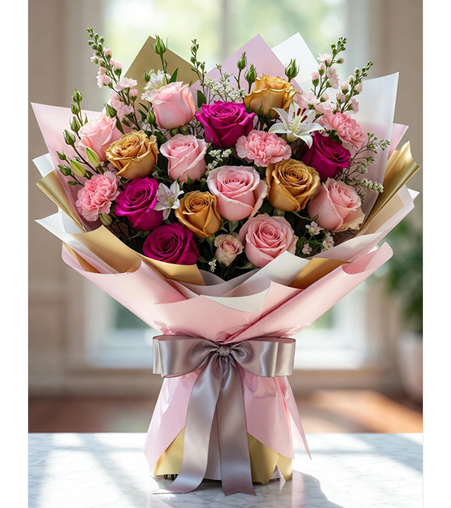 Blooming Wishes for Mom