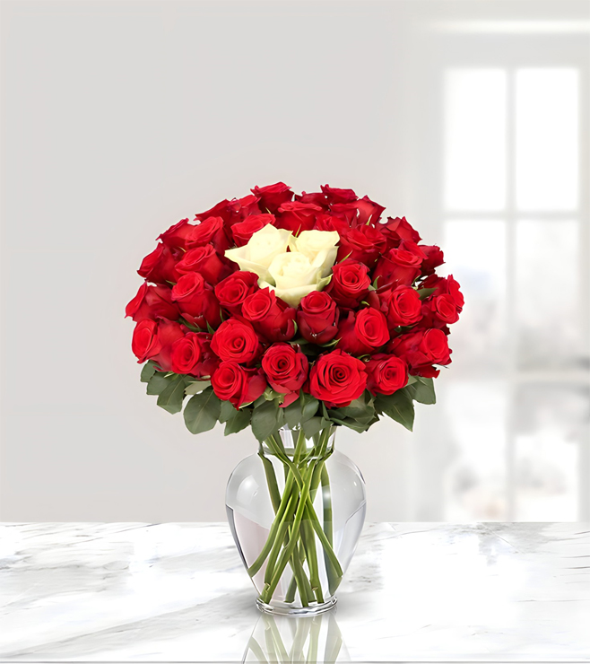 باقة ورود شغف مزهرة، ورود